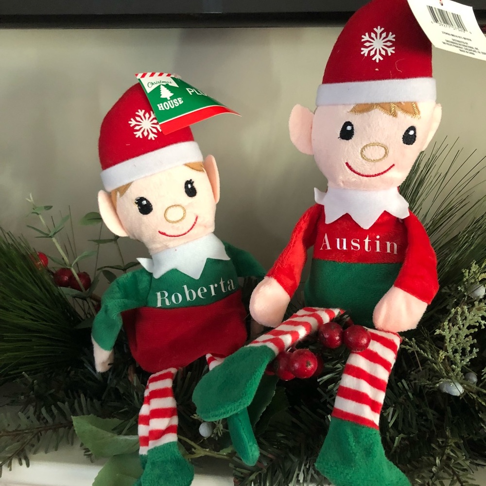 Personalized Christmas elves